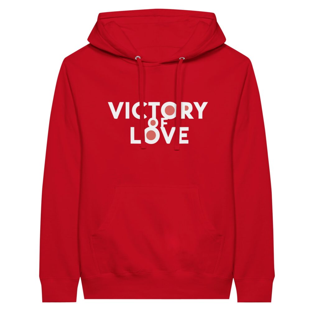 Victory of Love Hoodie Red