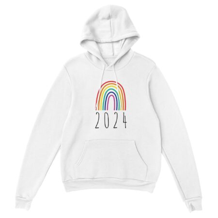Pride Collection 2024 Hoodie. White