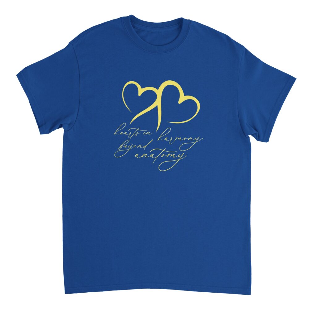 Hearts In Harmony Love T-Shirt Blue