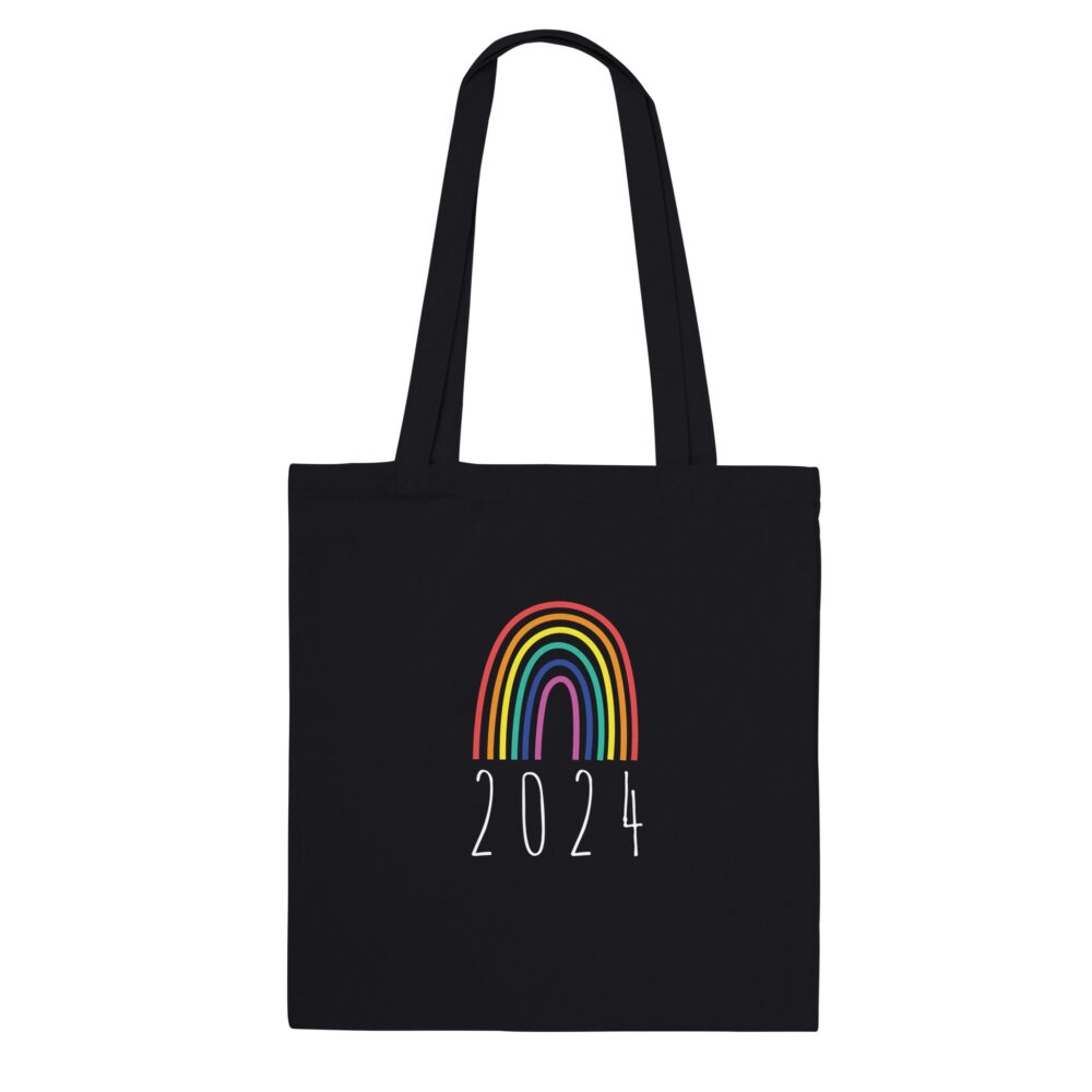 Pride Collection 2024 Tote Bag. Black