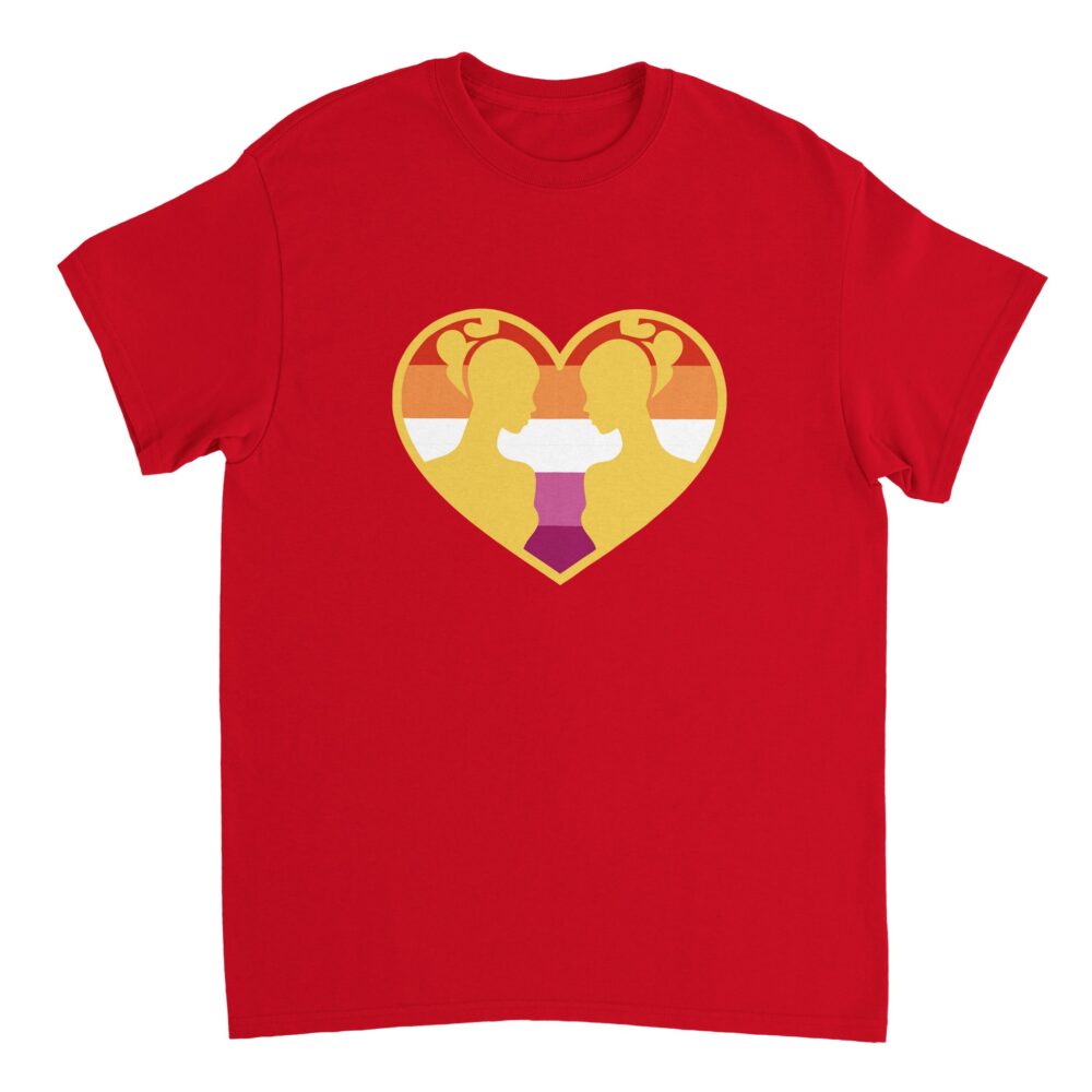 Lesbians Love Valentine T-Shirt Red