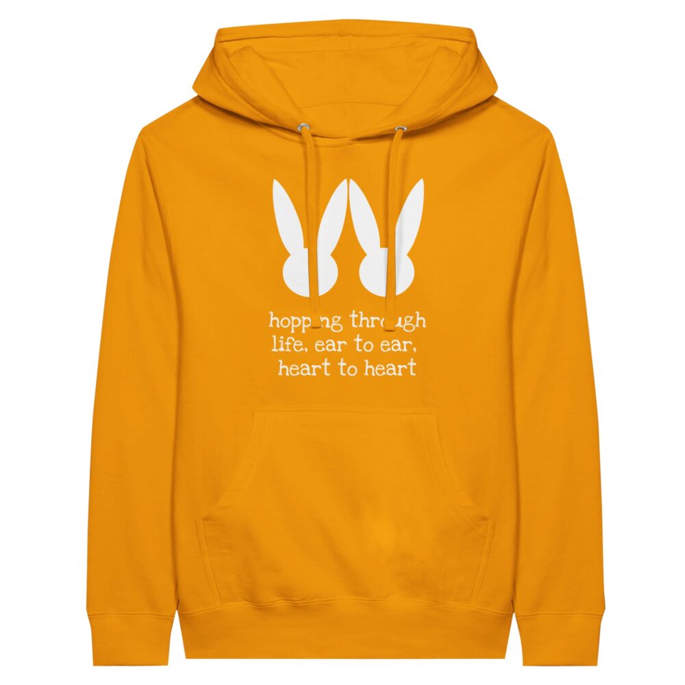 Personalize Your Love Message Hoodie Yellow