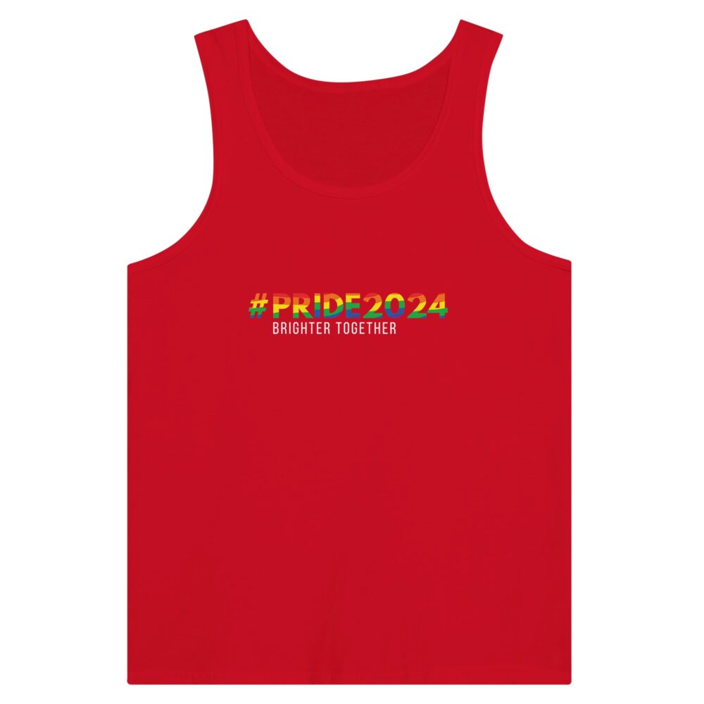 Pride 2024 Brighter Together Tank Top Red