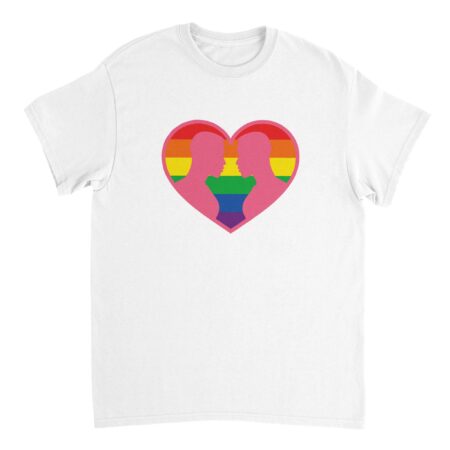 Gays Love Valentine T-Shirt White