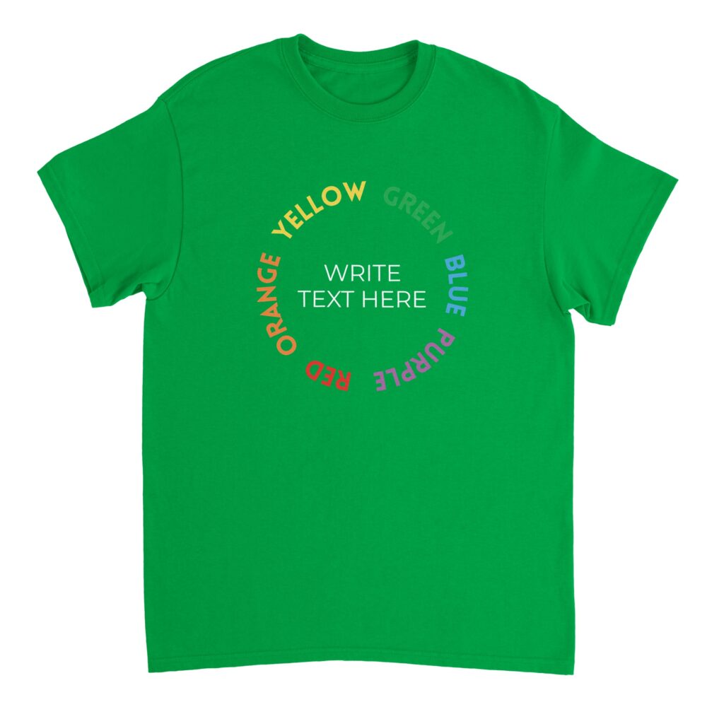 Customizable T-Shirt Acceptance Graphic Green