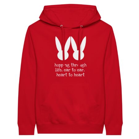 Personalize Your Love Message Hoodie Red