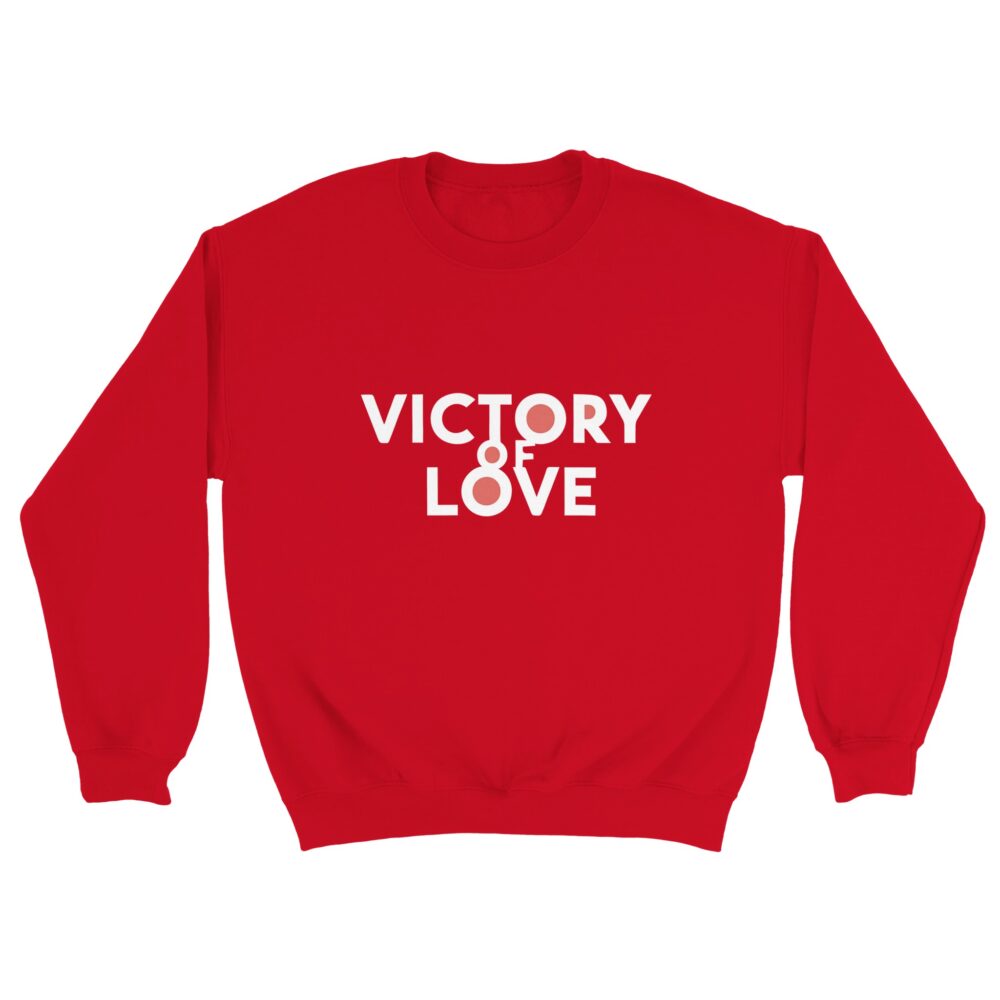 Victory of Love Sweatshirt Red