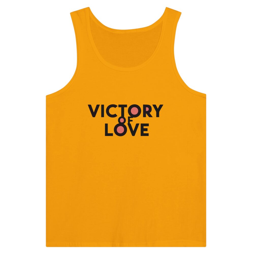 Victory of Love Tank Top Yellow