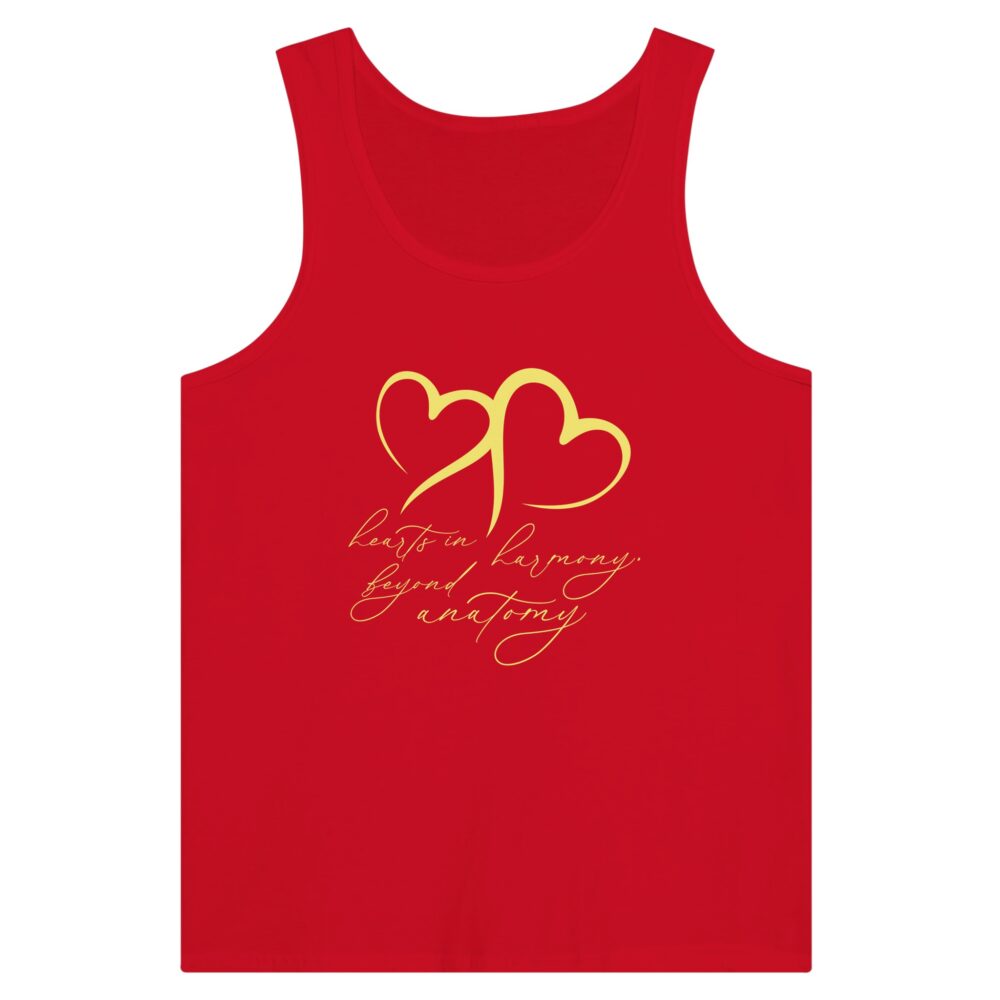 Hearts In Harmony Love Tank Top Red