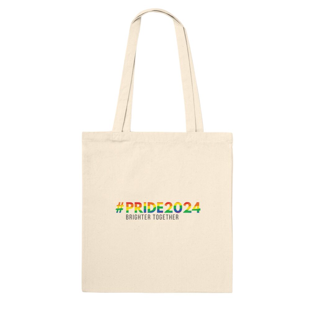 Pride 2024 Brighter Together Tote Bag Natural