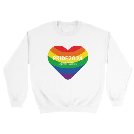 Pride 2024 United Hearts Sweatshirt White