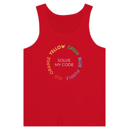 Customizable Tank Top Acceptance Graphic Red