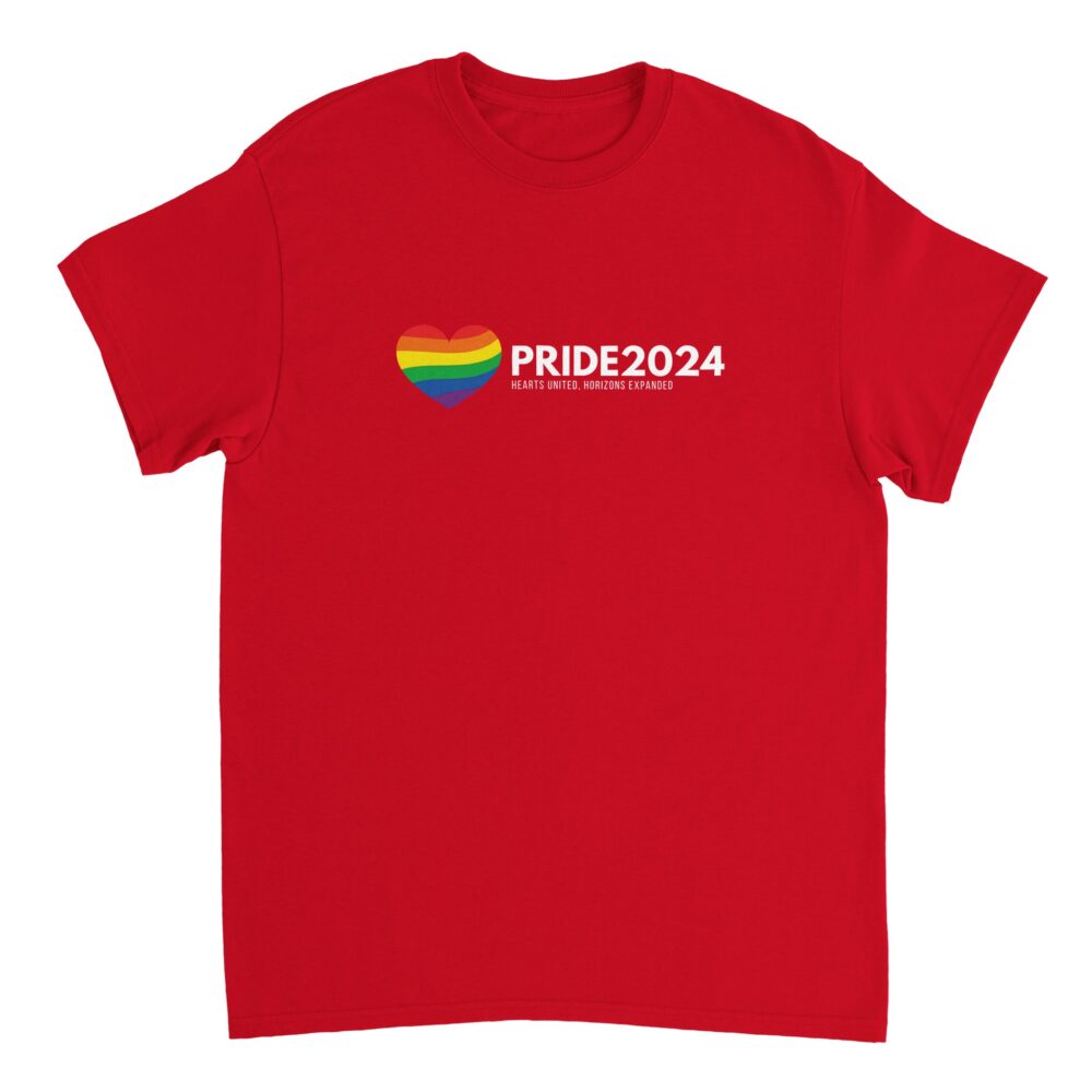Pride 2024 Declaration T-Shirt Red