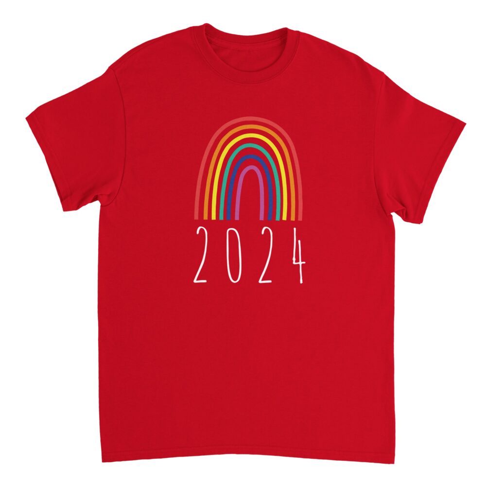 Pride Collection 2024 T-shirt. Red