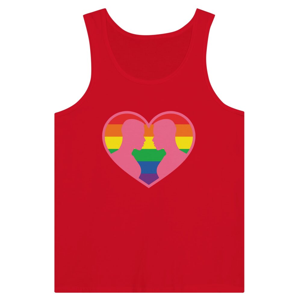 Gays Love Valentine Tank Top Red