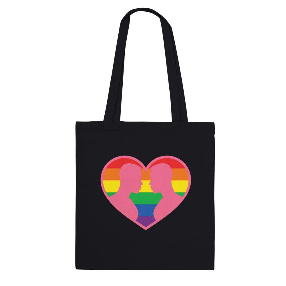 Gays Love Tote Bag Black