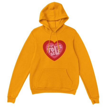 Stay Kind To Yourself Hoodie. Yellow