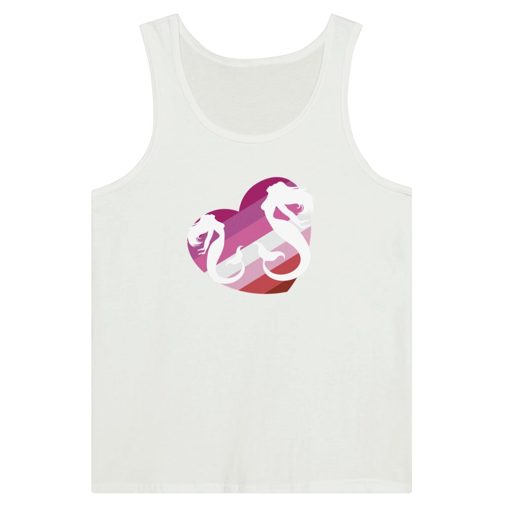 Mermaids Love Lesbians Tank Top White