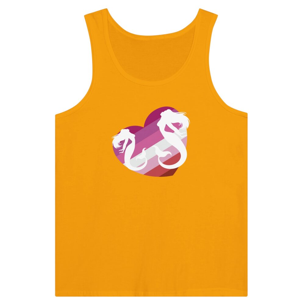 Mermaids Love Lesbians Tank Top Yellow