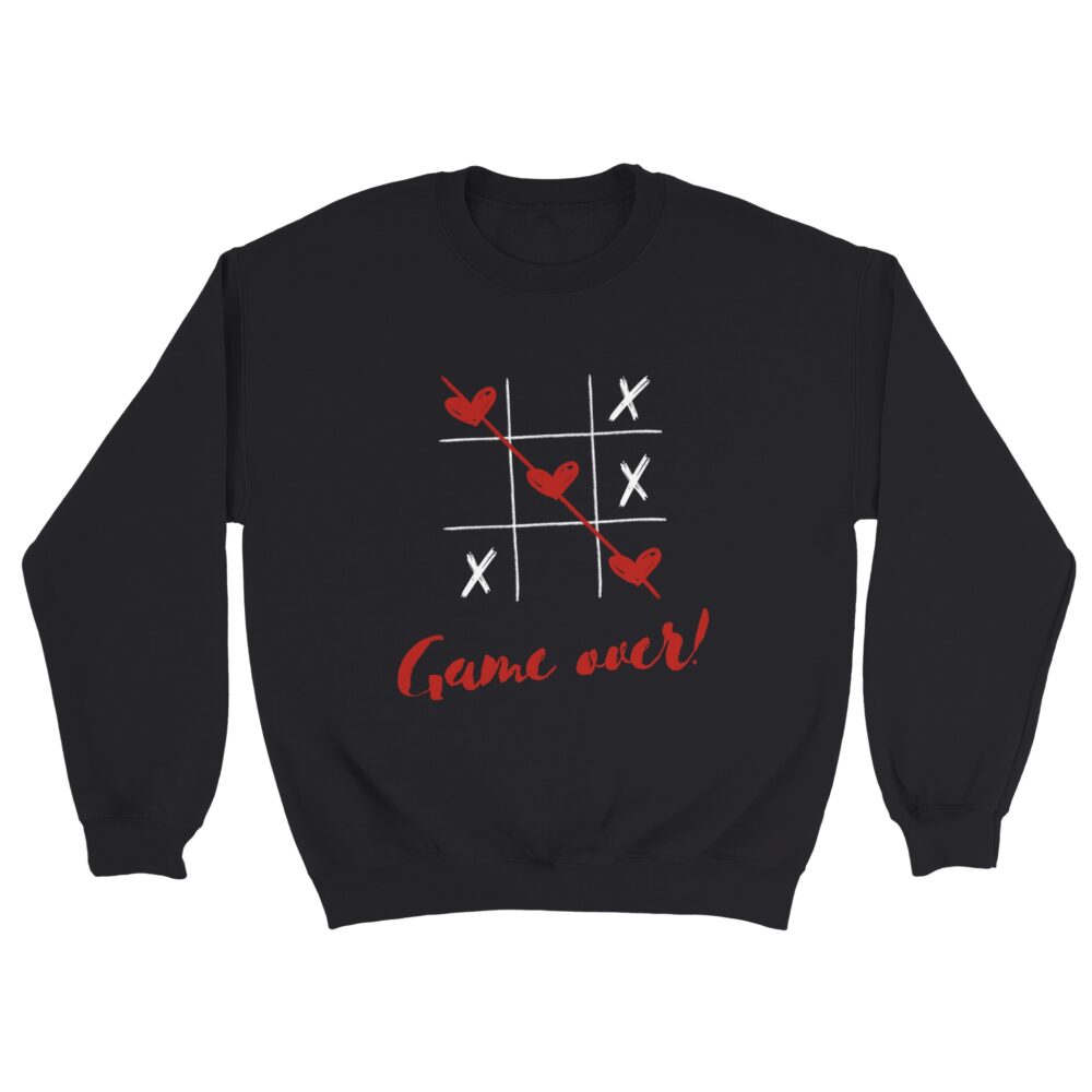 Tic Tac Toe Love Sweatshirt Black