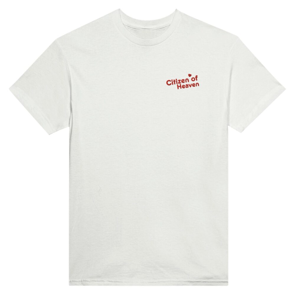 Citizen of Heaven Embroidered T-shirt White