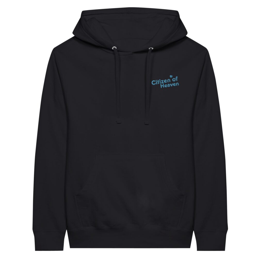 Citizen of Heaven Embroidered Hoodie Black
