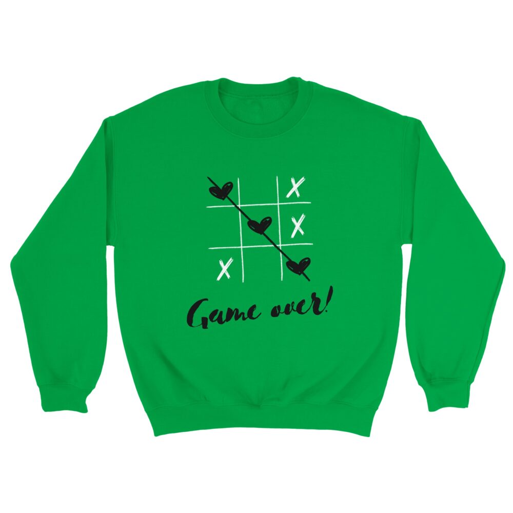 Tic Tac Toe Love Sweatshirt Green