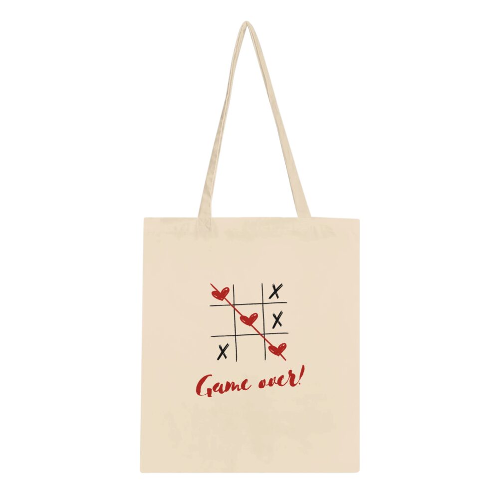 Tic Tac Toe Love Tote Natural