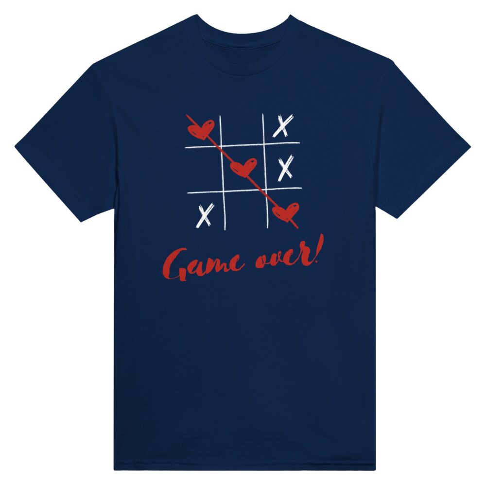 Tic Tac Toe Love T-shirt Navy