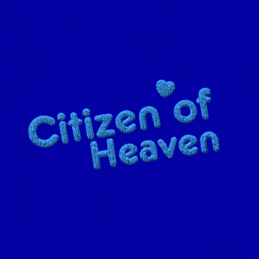 Citizen of Heaven Embroidered Logo Blue