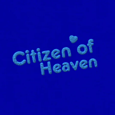 Citizen of Heaven Embroidered Logo Blue