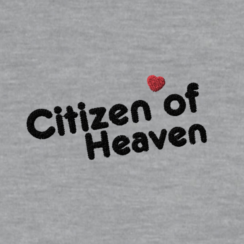 Citizen of Heaven Embroidered Logo Grey
