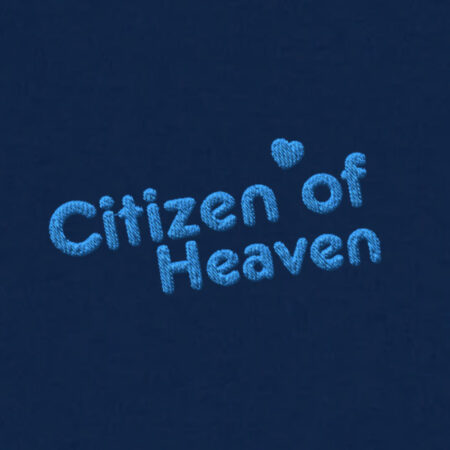 Citizen of Heaven Embroidered Logo Navy