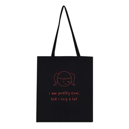 I am Cool But Cry A Lot Tote Bag Black