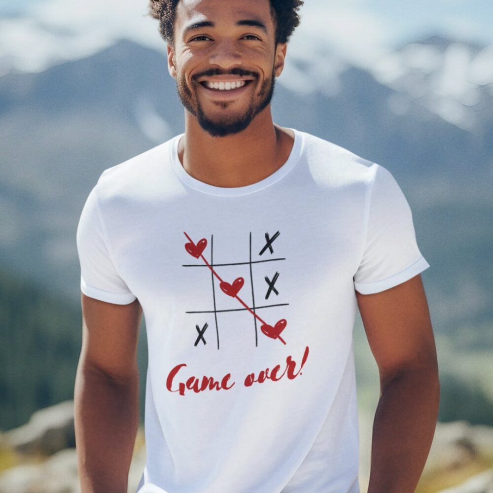 Tic Tac Toe Love Tee White