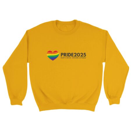 Pride 2025 Declaration Sweatshirt Yellow Color