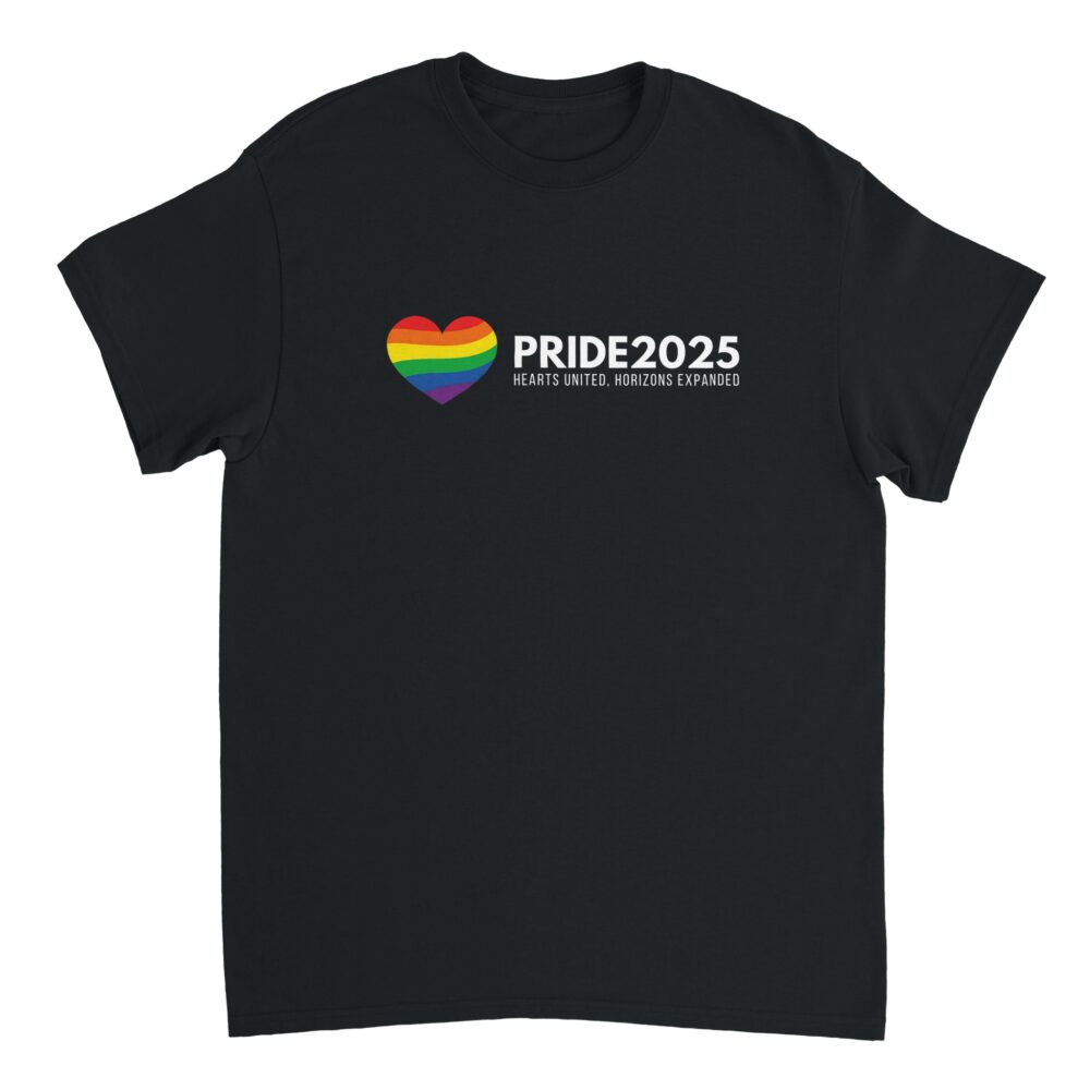 Pride 2025 Declaration T-Shirt Black Color