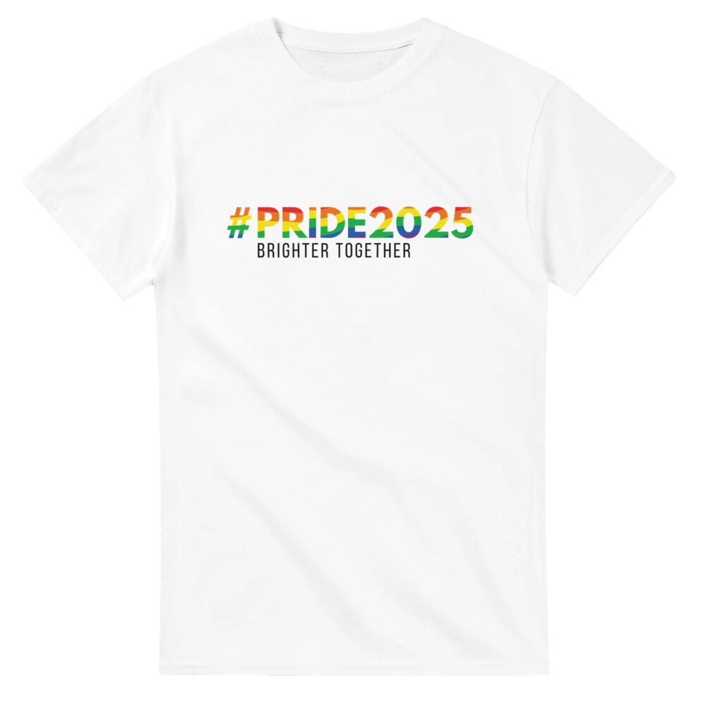 Pride 2025 Brighter Together T-Shirt White