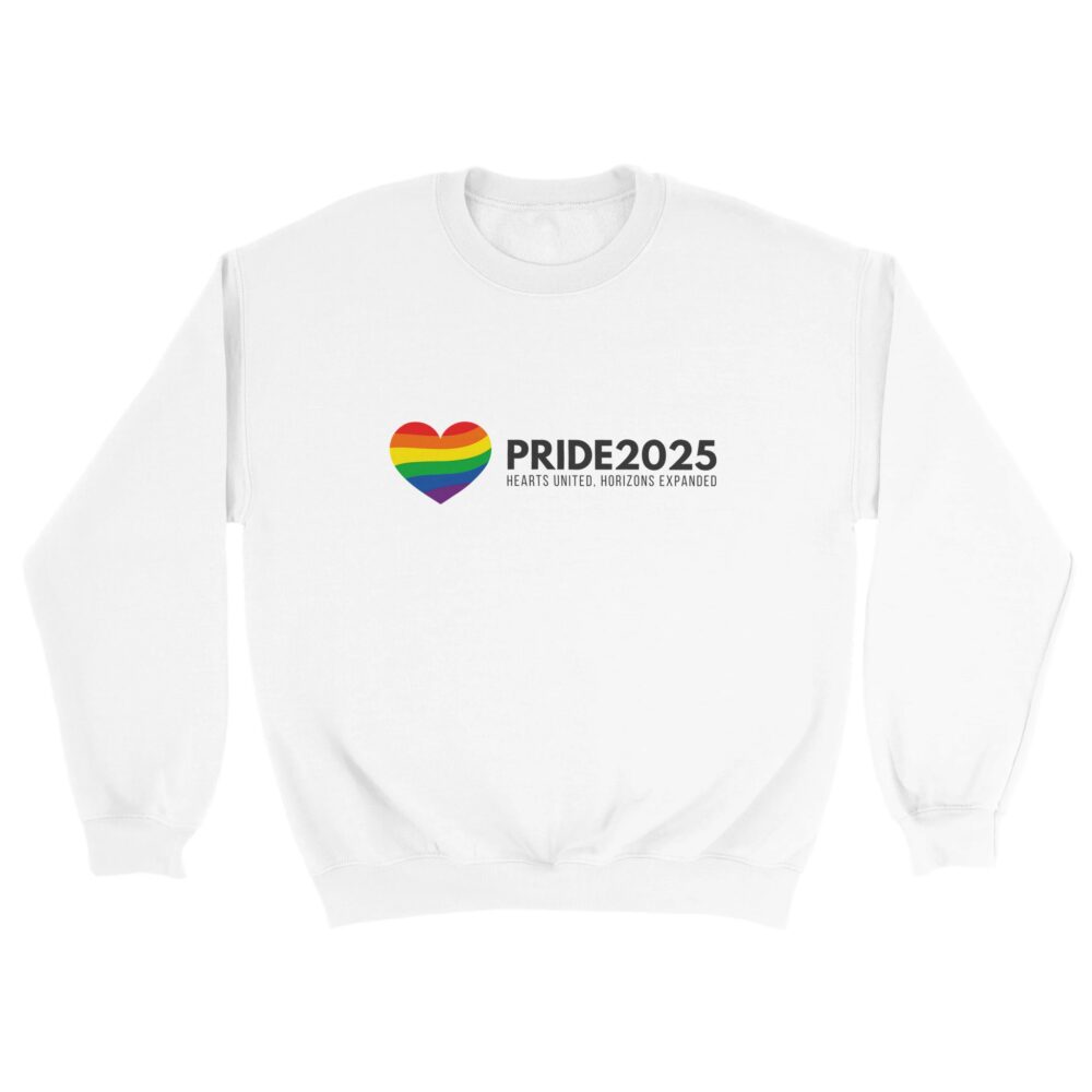 Pride 2025 Declaration Sweatshirt White