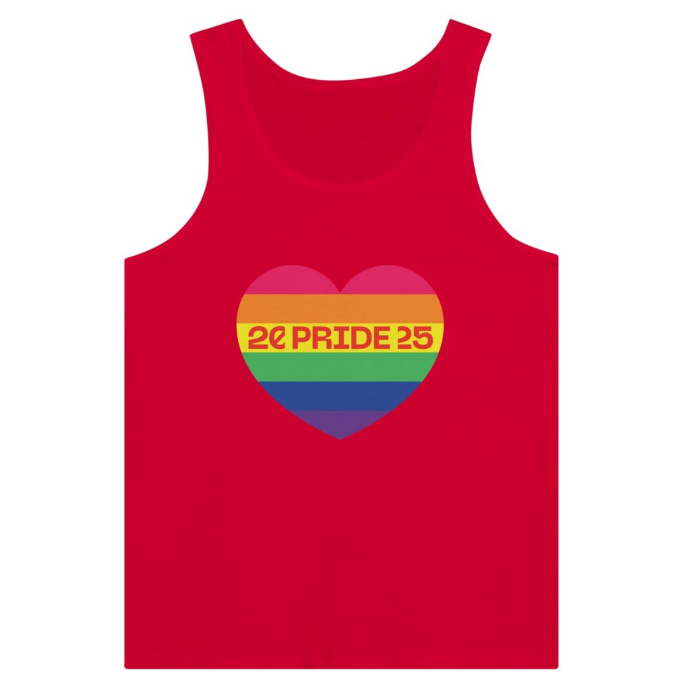 Pride Month 2025 Tank Top Heart Red Color