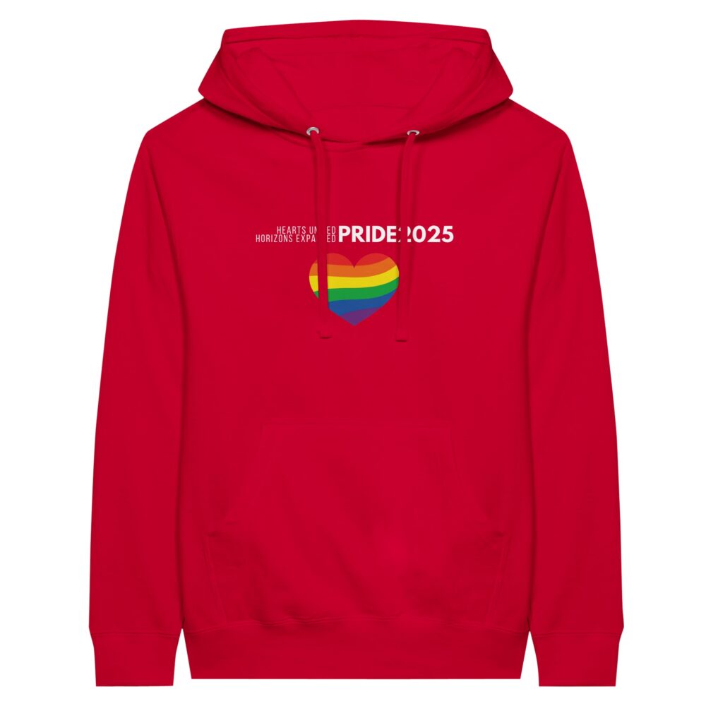 Pride Month 2025 Hoodie Red Color