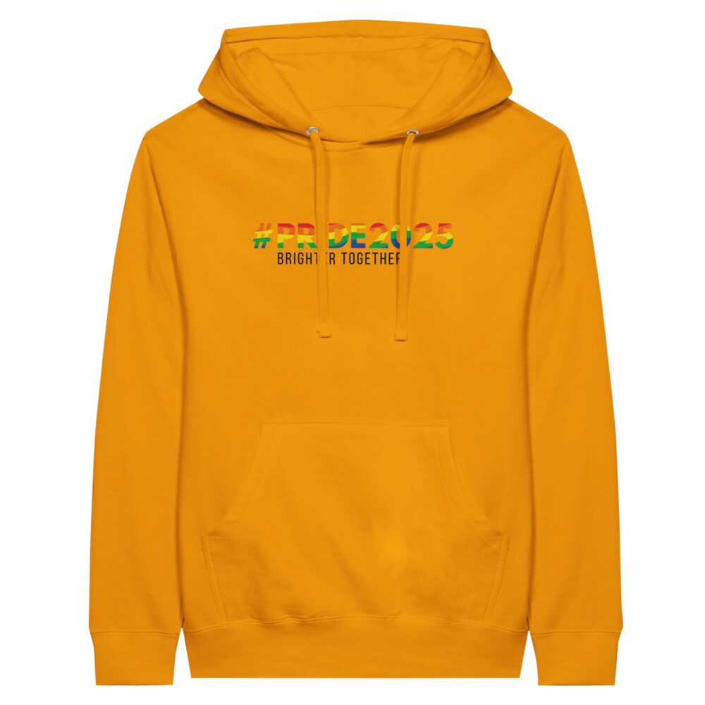 Pride 2025 Brighter Together Hoodie Yellow