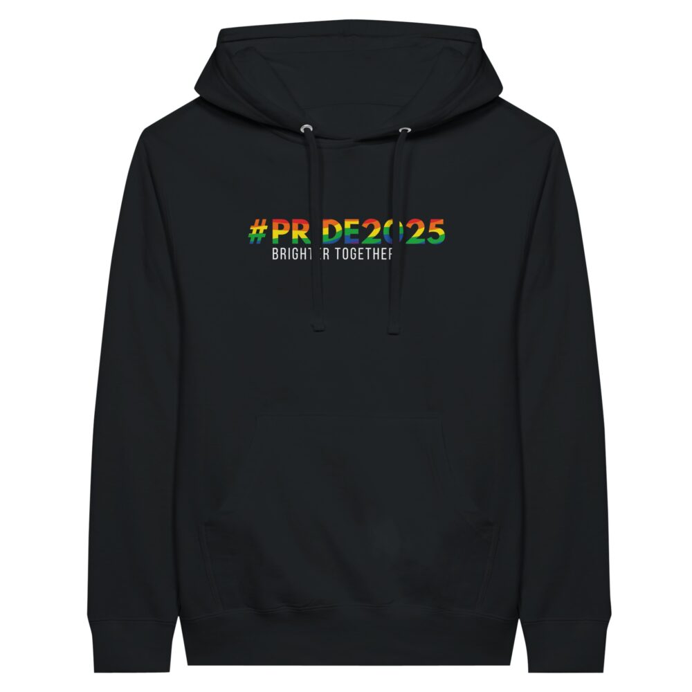 Pride 2025 Brighter Together Hoodie Black