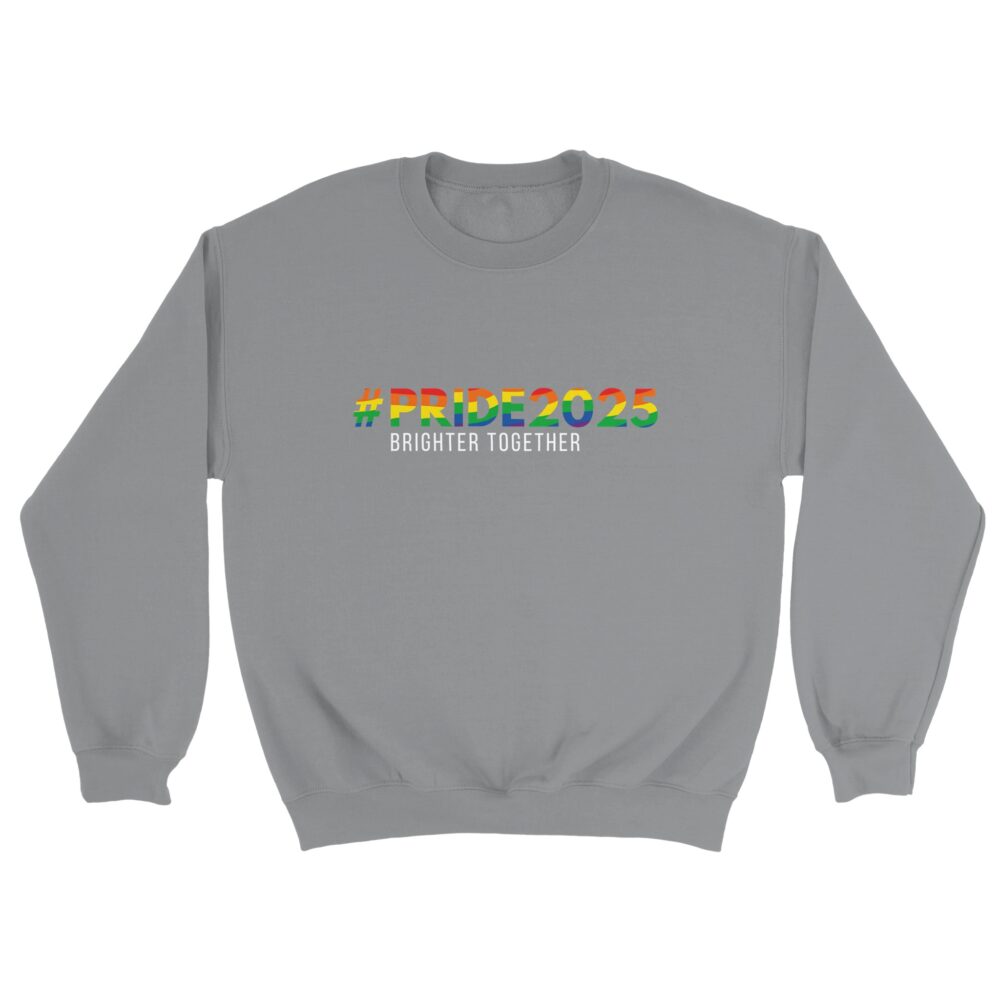 Pride 2025 Brighter Together Sweatshirt Grey Color