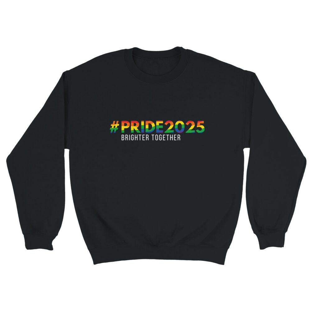 Pride 2025 Brighter Together Sweatshirt Black Color