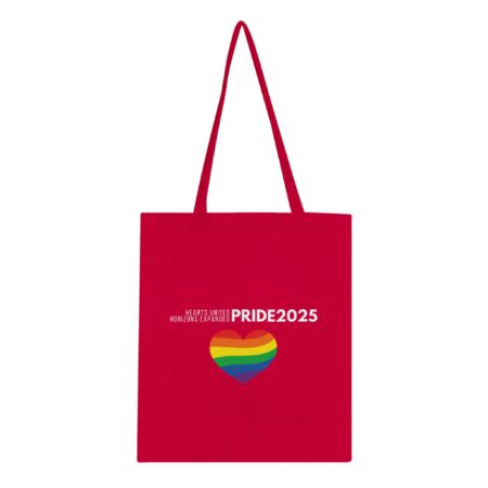 Pride Month 2025 Tote Bag Red Color