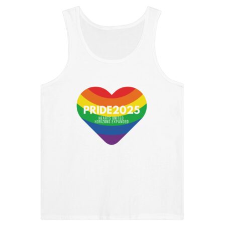 Pride 2025 United Hearts Tank Top white Color