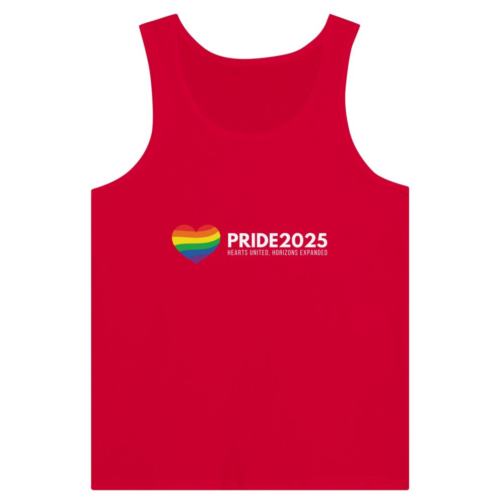 Pride 2025 Declaration Tank Top Red