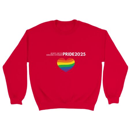 Pride Month 2025 Sweatshirt Red Color