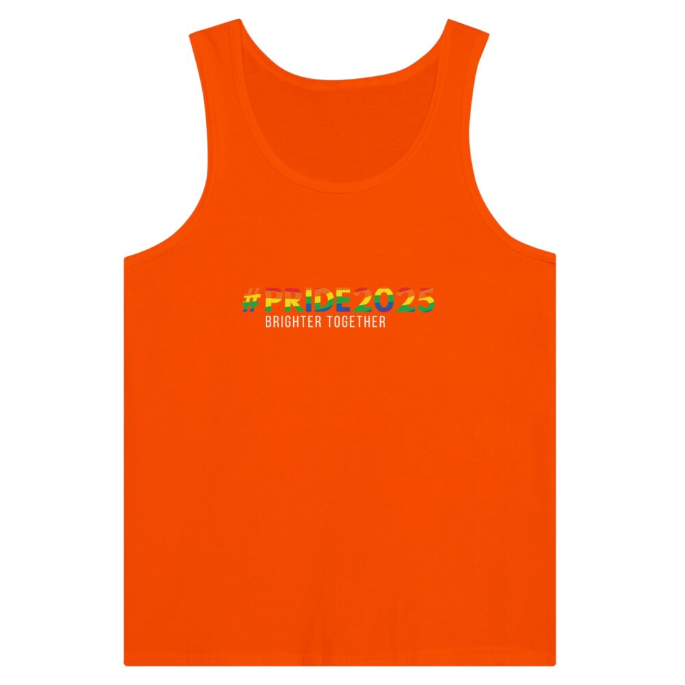 Pride 2025 Brighter Together Tank Top Orange